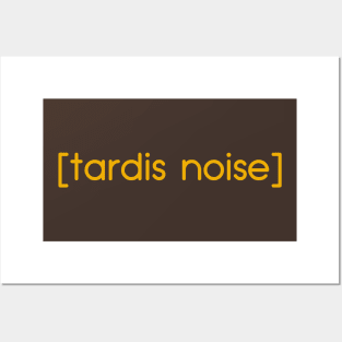 tardis noise Posters and Art